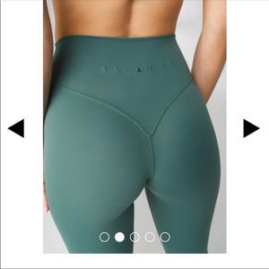 Balance Athletica jade cloud pant leggings green high rise waist full s small